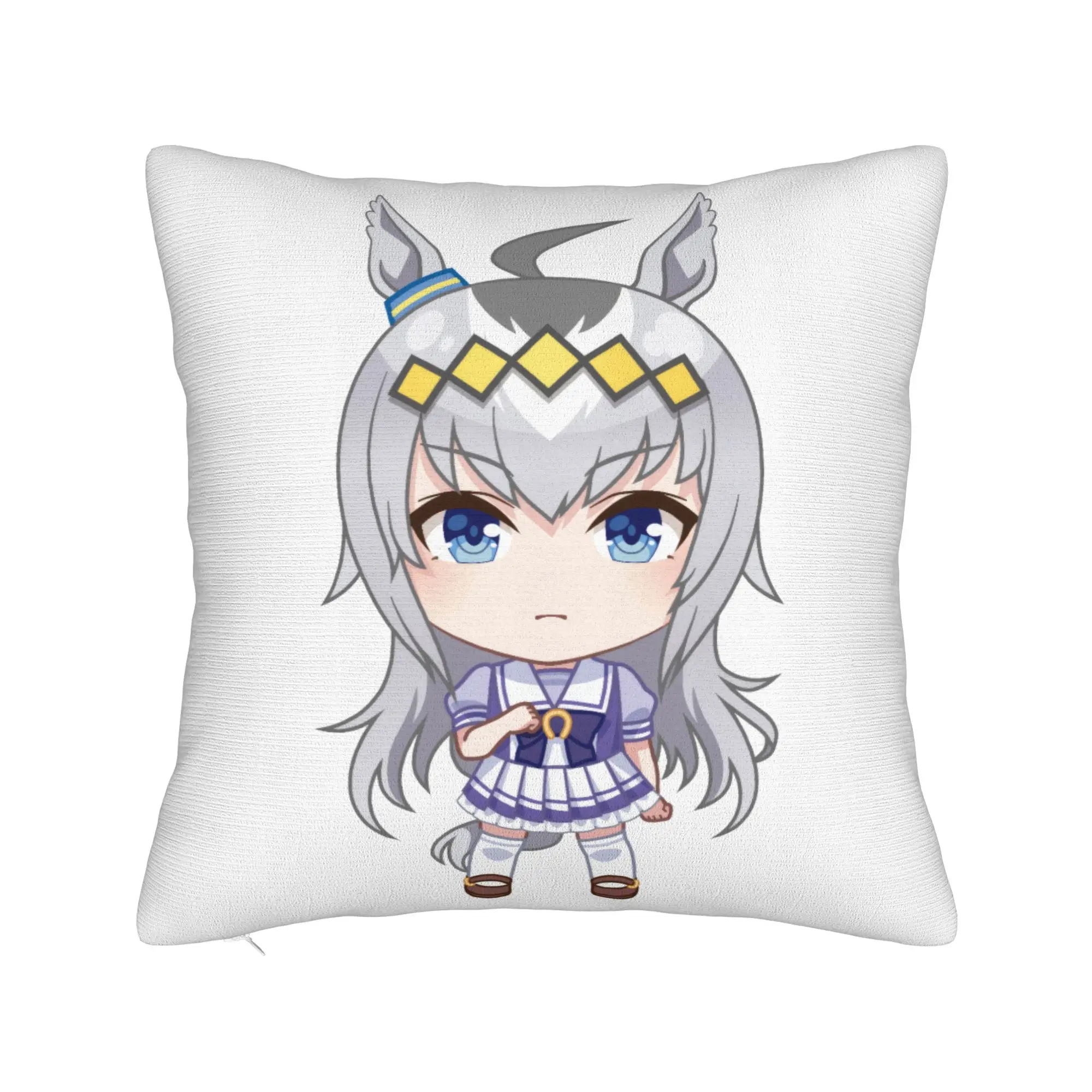 Anime Uma musume Pretty Derby Pillowcase Soft Cushion Cover Decoration  Throw Pillow Case Cover Home Zippered