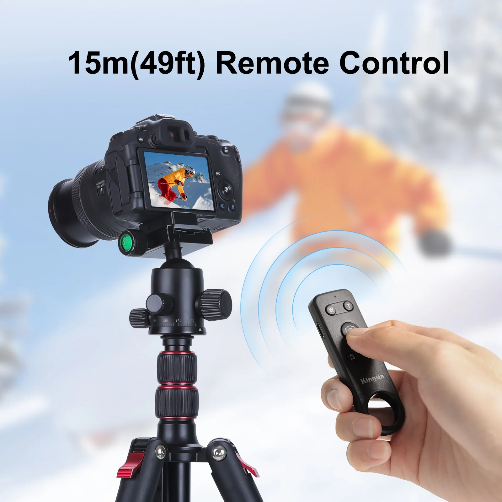 Telecomando senza fili Bluetooth per Canon RP R3 R5C R6 50 R8 R5 Mark II 800D 850D Nikon Zfc Z30 Z5 Z7II Z6II Z50 COOLPIX P1000