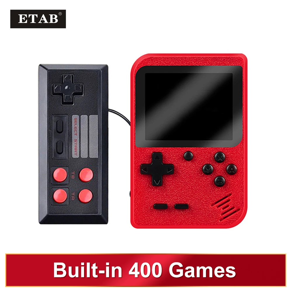 Kids Game Console Mini Handheld Games Player Video Game Console 3.0 Inch Screen Retro Gaming Player With Built-in 400 Games