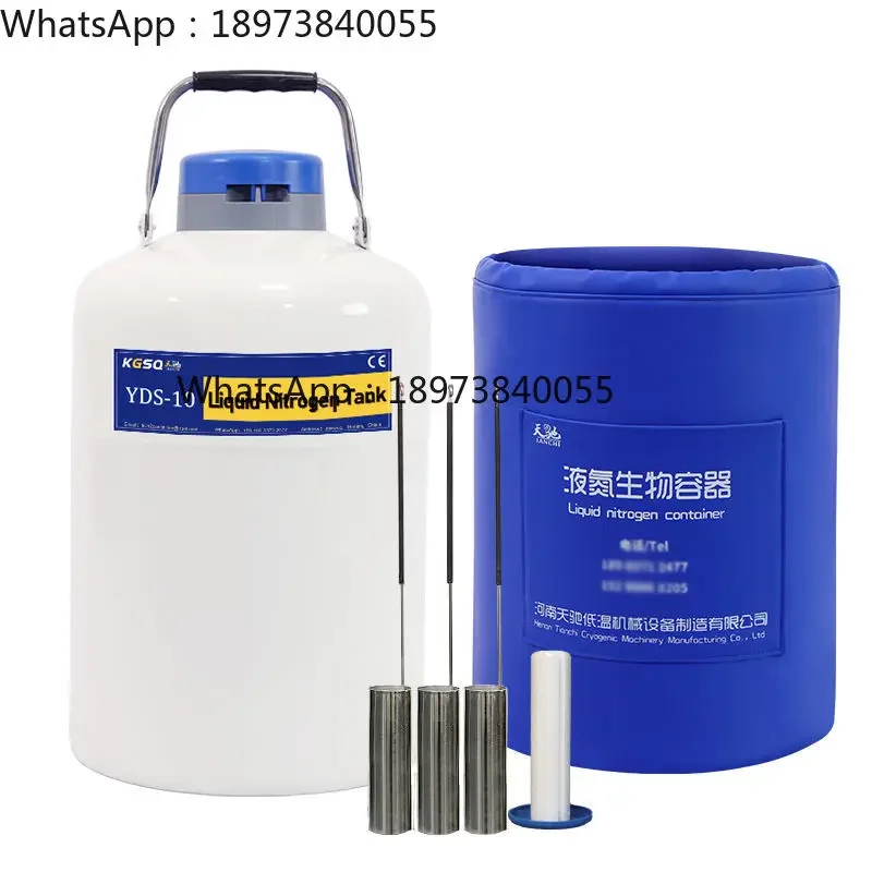 Portable Nitrogen Tank Semen Storage 10L Cryogenic Container Liquid Nitrogen Ln2 Tank