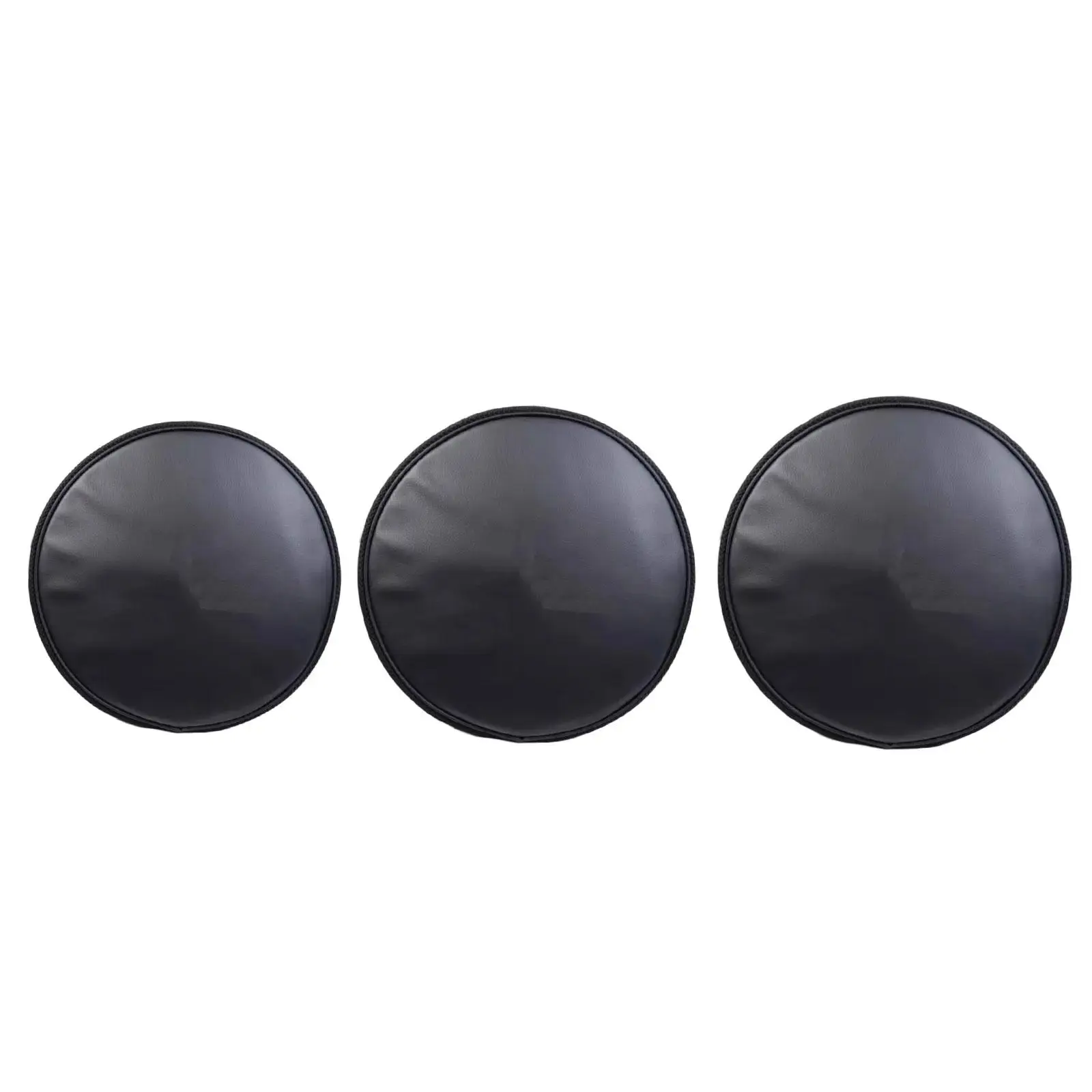 African Drum Skin Cover Drum Head Cover Dustproof Mute for Practice Black Thickened Sound Absorbing Cap