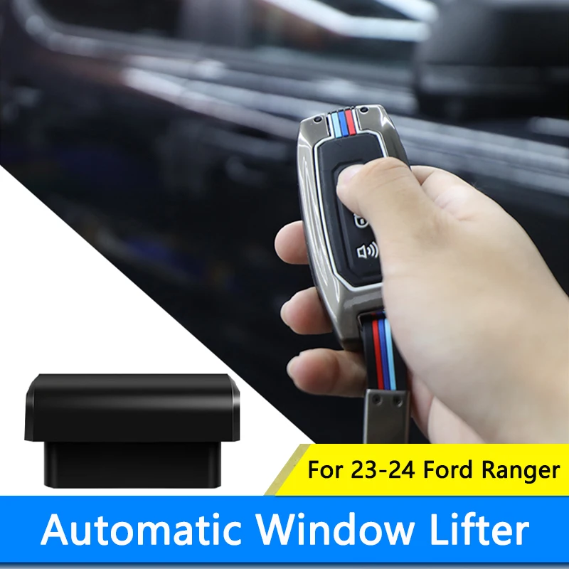 QHCP Car Window Lifter Automatic OBD Module Automatically Window Lifter One Click Glass Lifting For Ford Ranger 23-24 Accessory