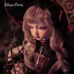 Shuga Fairy 1/4 Bariy BJD Doll Vintage Lolita Red Skirt Sweet Smile Expression For Fairy Style Jointed Doll Gifts
