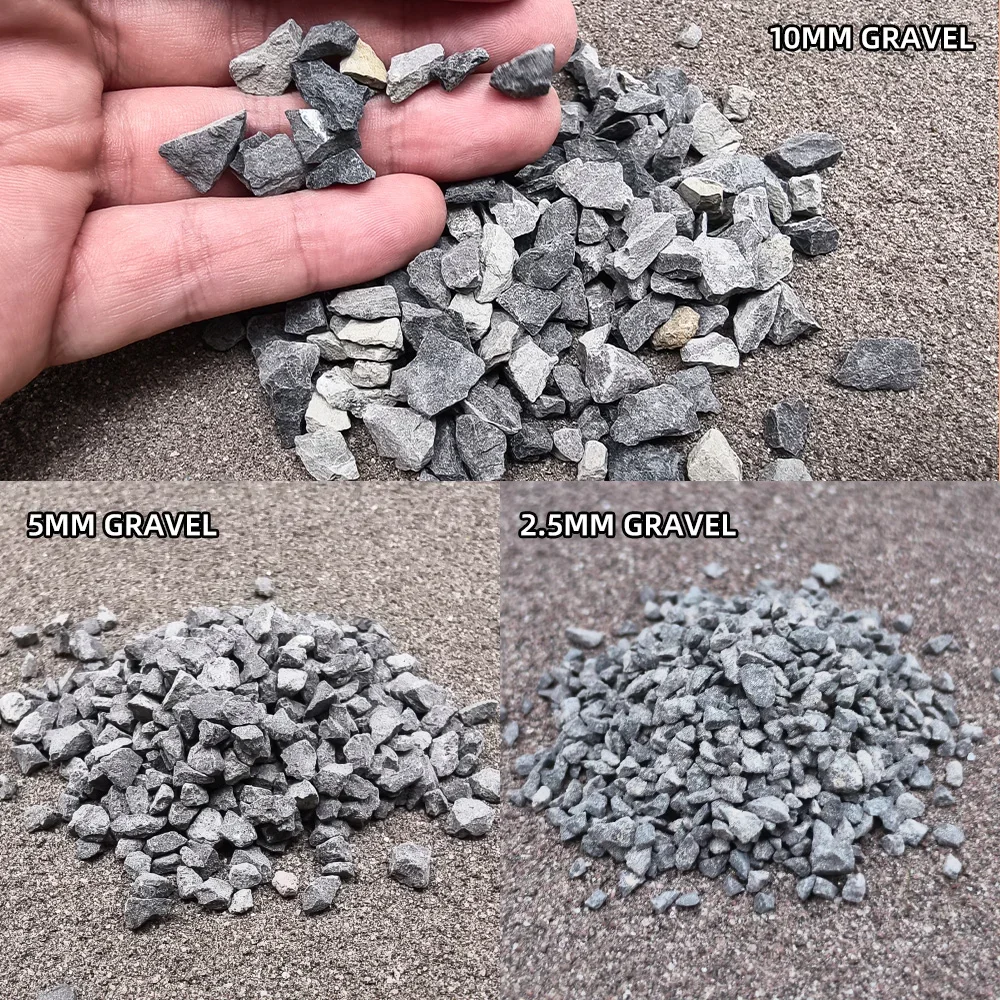 Realistic Gravel Miniature Natural Rocks Ground Kits for Diy Model Making/Railway Landscape/Dioramas/Railroad Scenery/Decoration