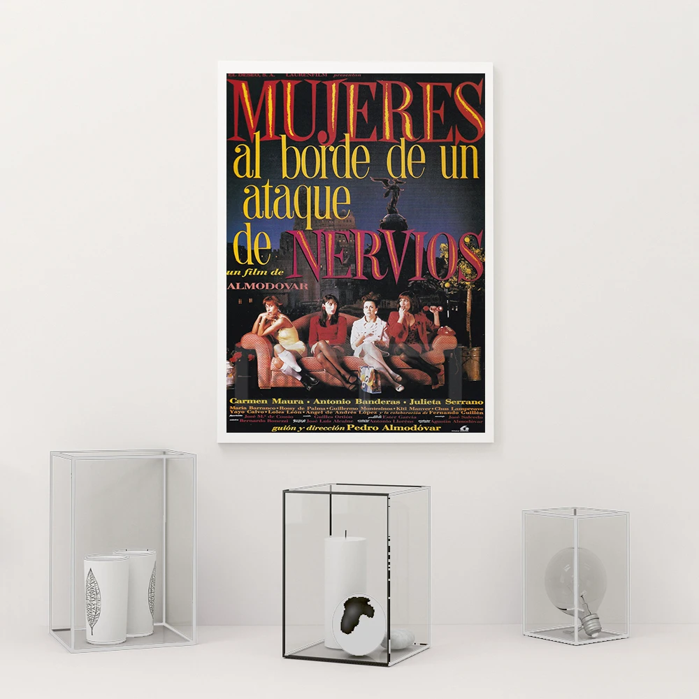 Pedro Almodovar Vintage Movie Poster Book Clipping Prints Canvas Painting Magazine Wall Art Pictures Home Living Room Decoration