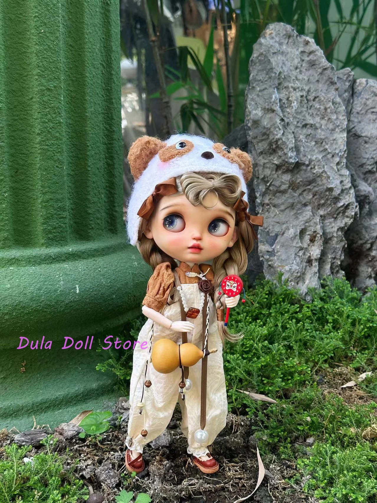 Dula Doll Clothes Dress Panda Theme skirt Blythe Qbaby ob24 ob22 Azone Licca ICY JerryB Bjd Doll