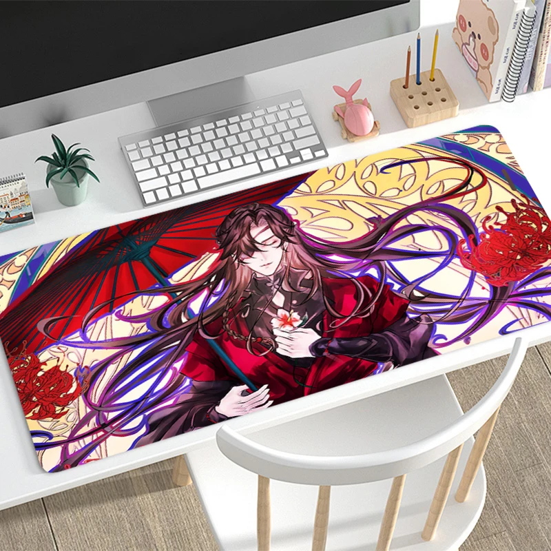 Mouse Pad Tian Guan Ci Fu Anime Large Gamer Keyboard Mat Pads Gaming Desk Protector Laptops Mousepad Deskmat PC carpet Mousepad