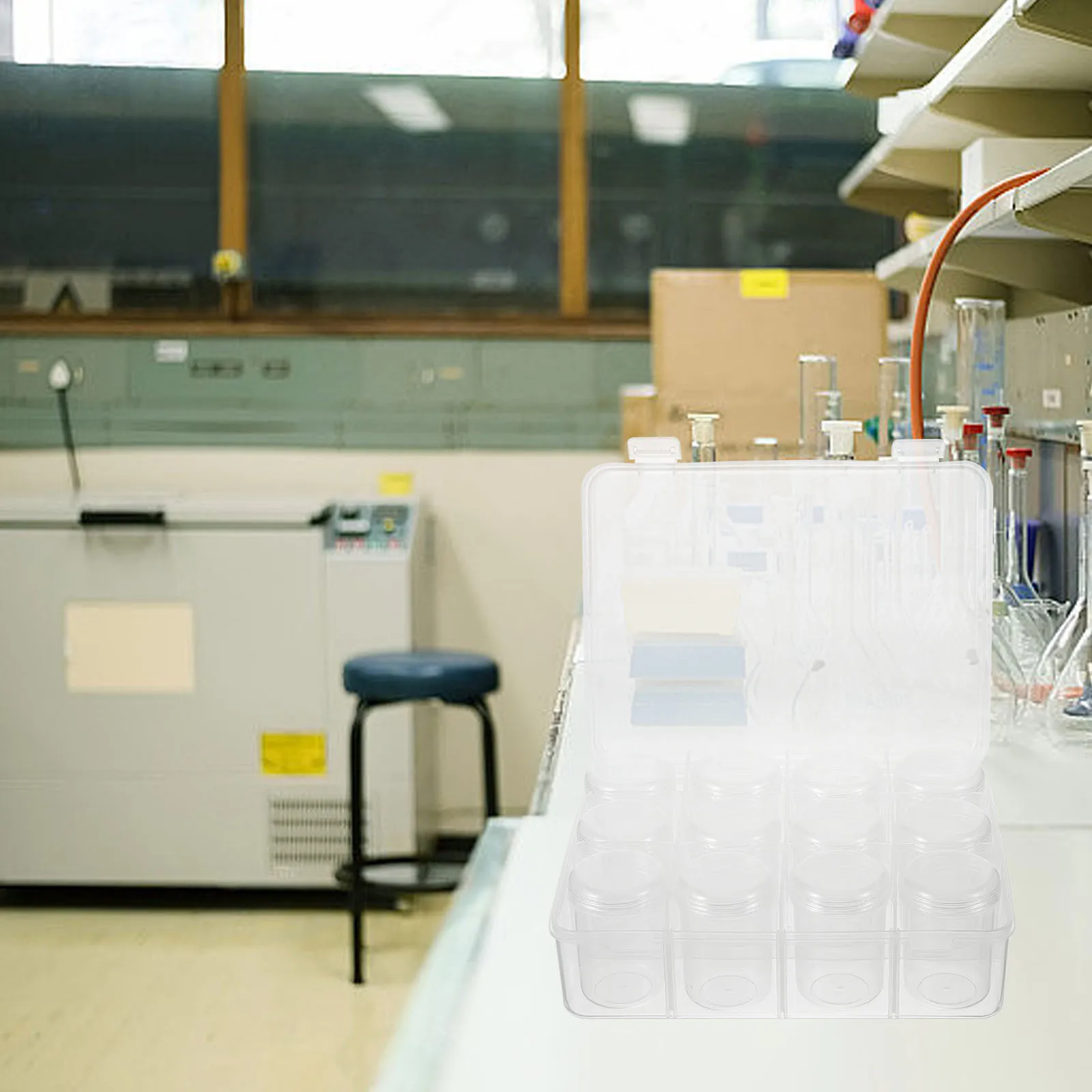 

1 set 1 Set Transparent Bead Storage Box Multi-Grid Compartment Organizer For Diy Jewelry Crafts Portable Plastic Container Case