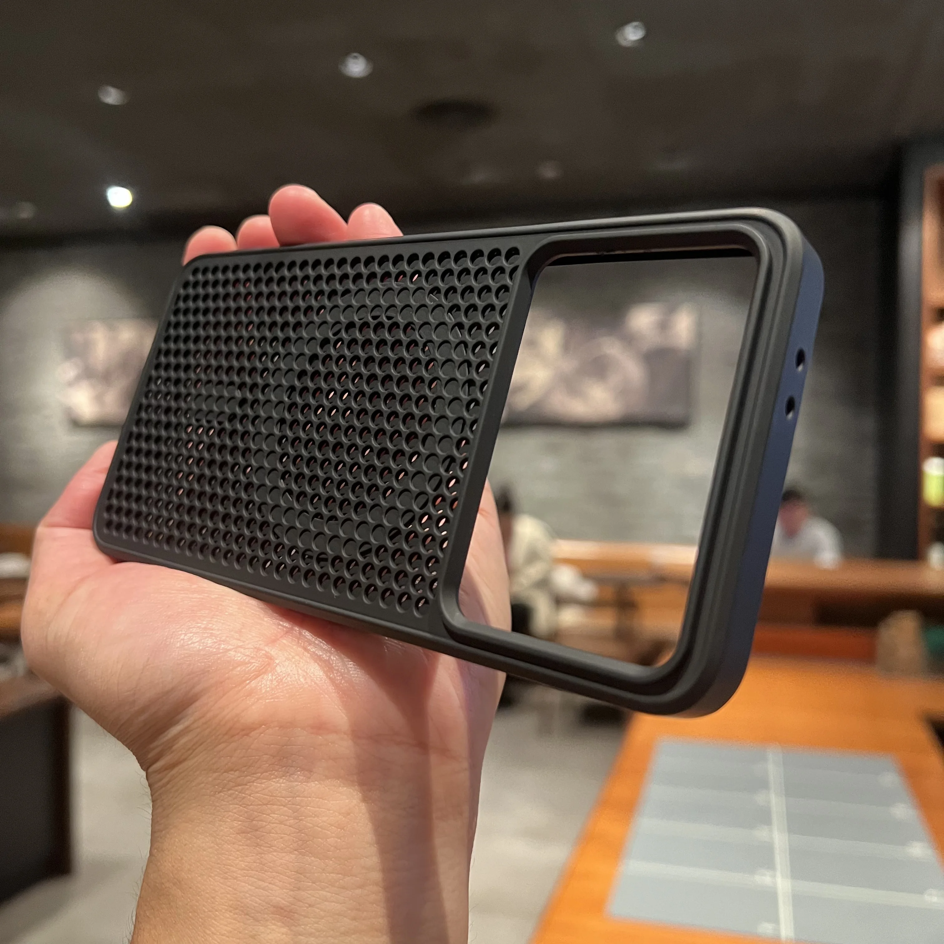 Para Xiaomi Poco F6 Pro funda panal disipación de calor cubierta trasera magnética transpirable para Xiaomi Poco F6 Pro Shell