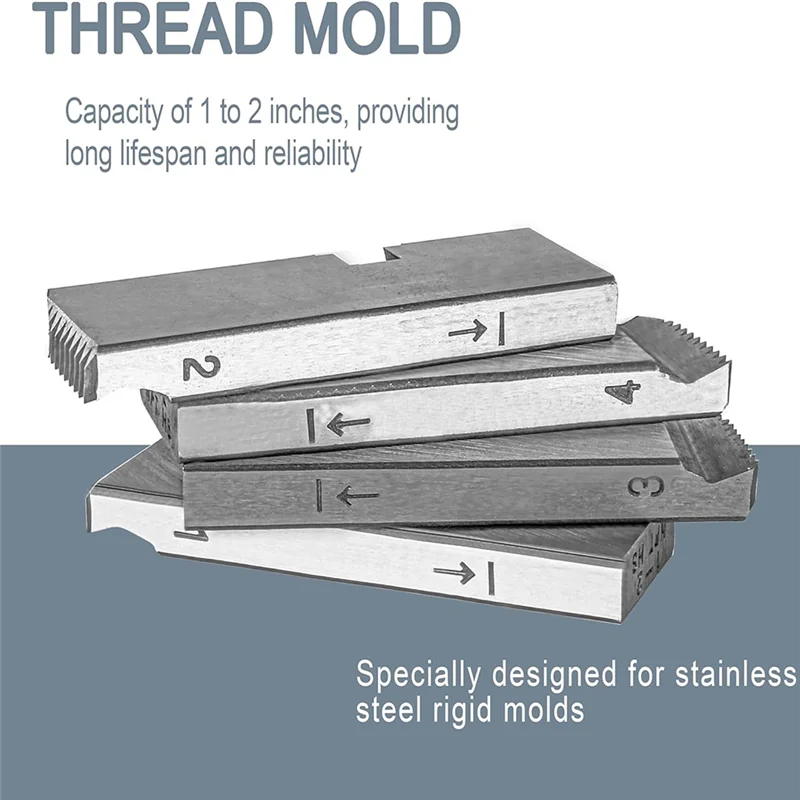 

AB31-Threading Machine Dies Forhigh Speed NPT Tube Dies Nominal Tube Sizes 1" To2", Fits Universal Die Heads
