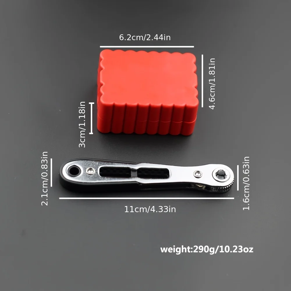 مجموعة مفاتيح ربط بسقاطة صغيرة 34 في 1 ثنائي الاتجاه 36 سنًا من الفولاذ عرافة توركس بت مفك براغي غير كهربائي أدوات صناعية ذاتية الصنع #2