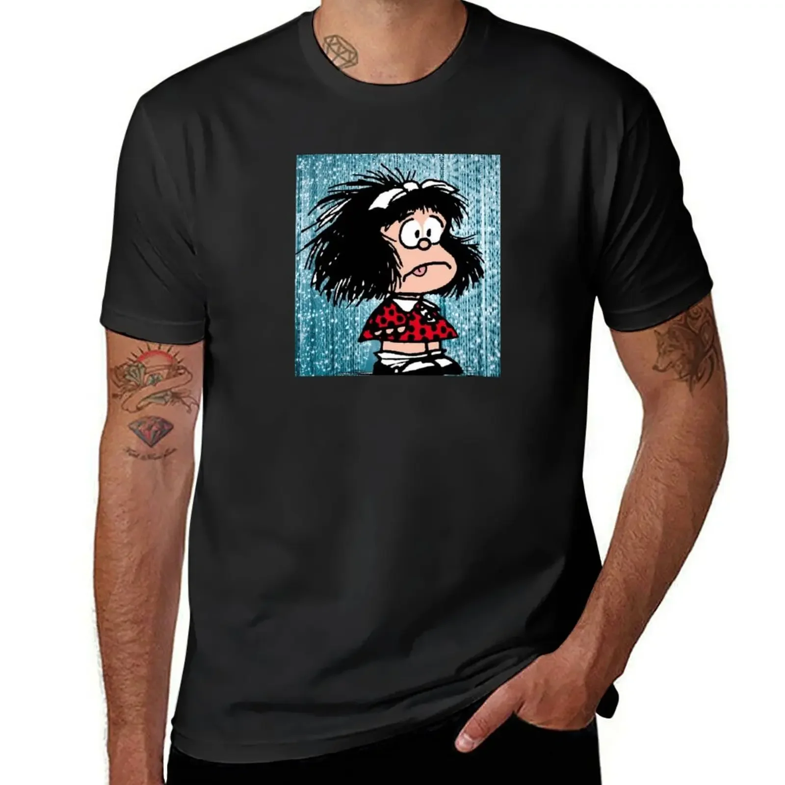 

Mafalda in shock T-Shirt shirts graphic plus sizes anime shirts graphic tee mens designer clothes