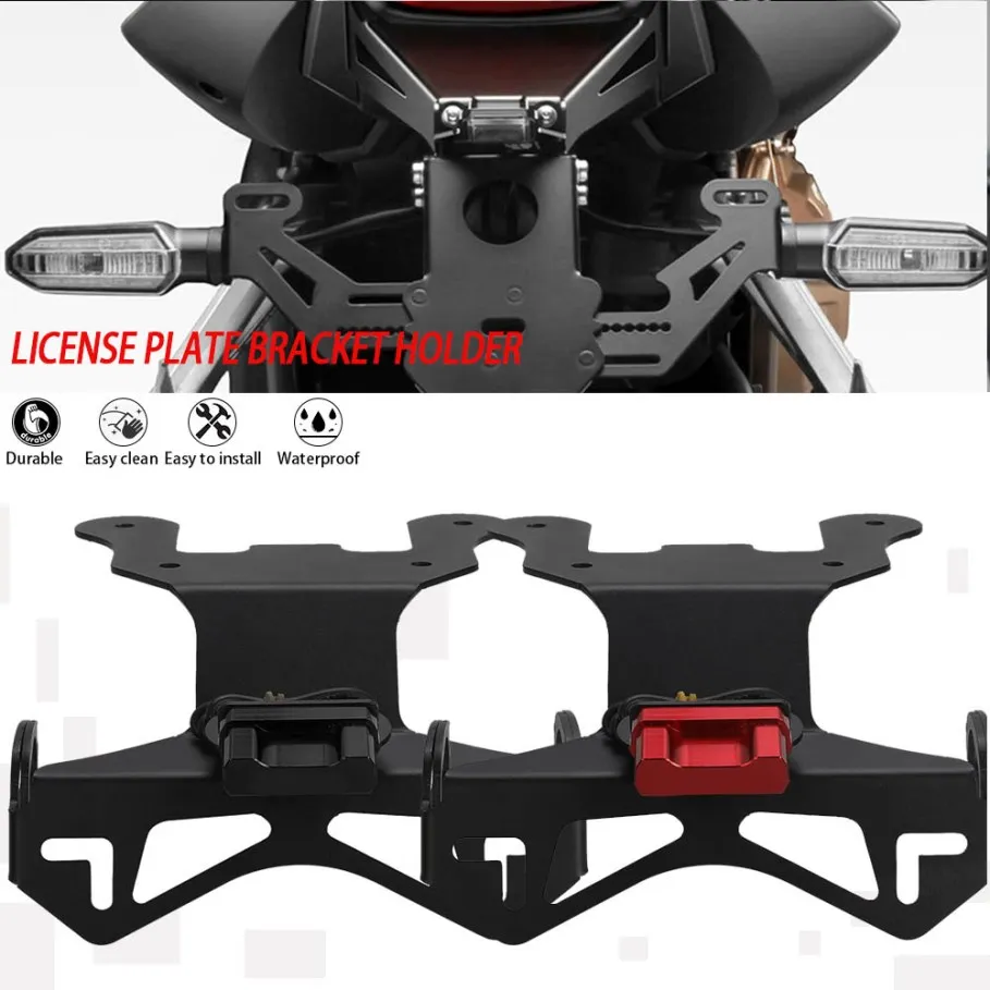 

2022 2023 Motorcycle License Plate Bracket Holder For HONDA CRF1100L Africa Twin CRF 1100 L Adventure Sports DCT ES 2020 2021