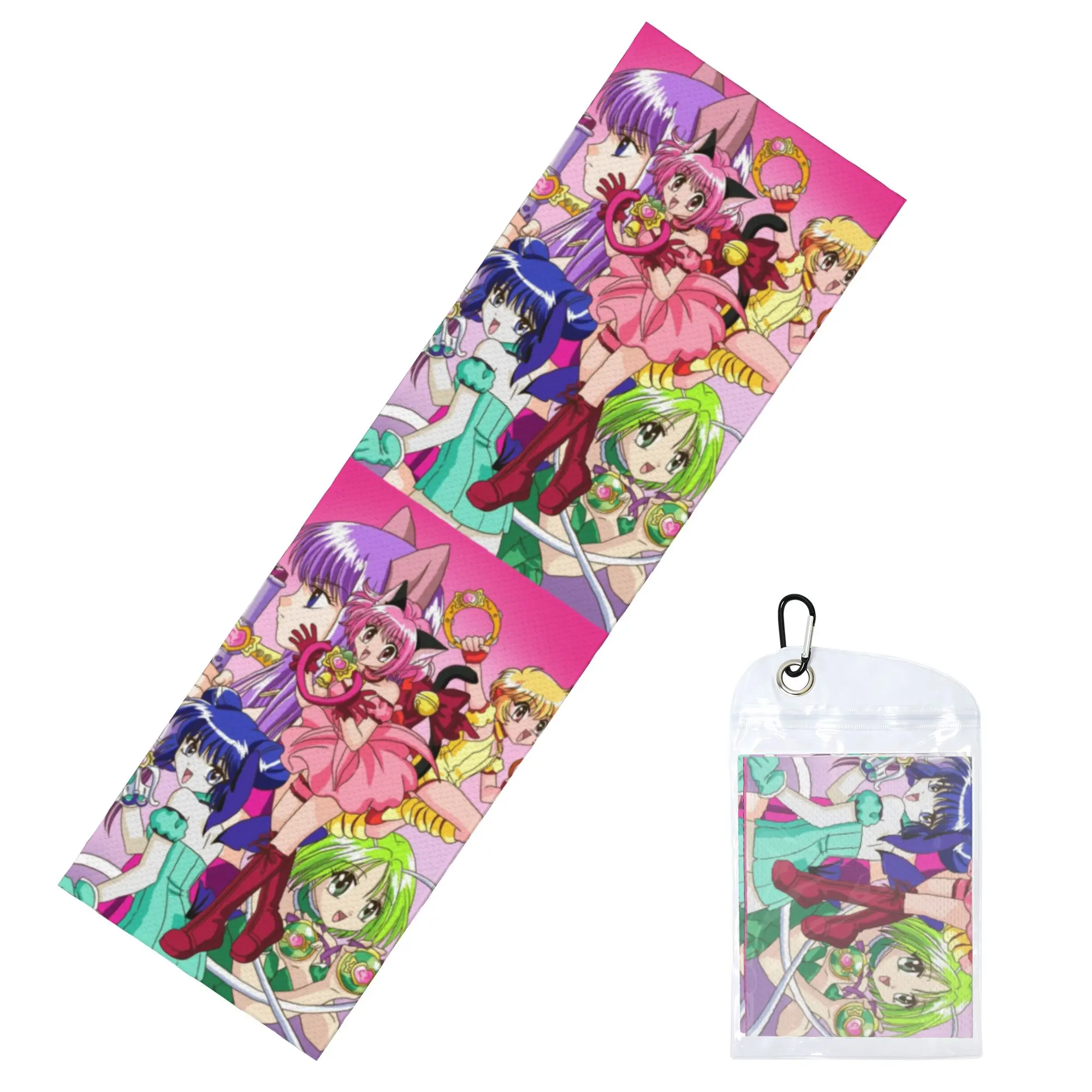 Cardcaptor Magical Girl Comics Sakura Cold Exercise Towel  Yoga And Fitness Running Outdoor Activities Travelling Camping Towels