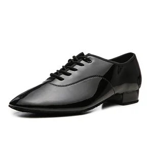 Men's Latin Ballroom Dance Shoes, Modern Inner Shoes, Pu Walt Tango Dance, 1 Pair per Lot 8 Main Sales Latin Dance Shoes - №7