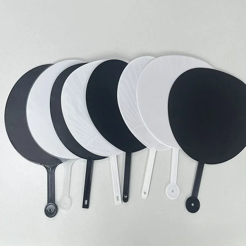 Japanese Concert Uchiwa 5 Pack Jumbo Blank Hand Fans for Cheering