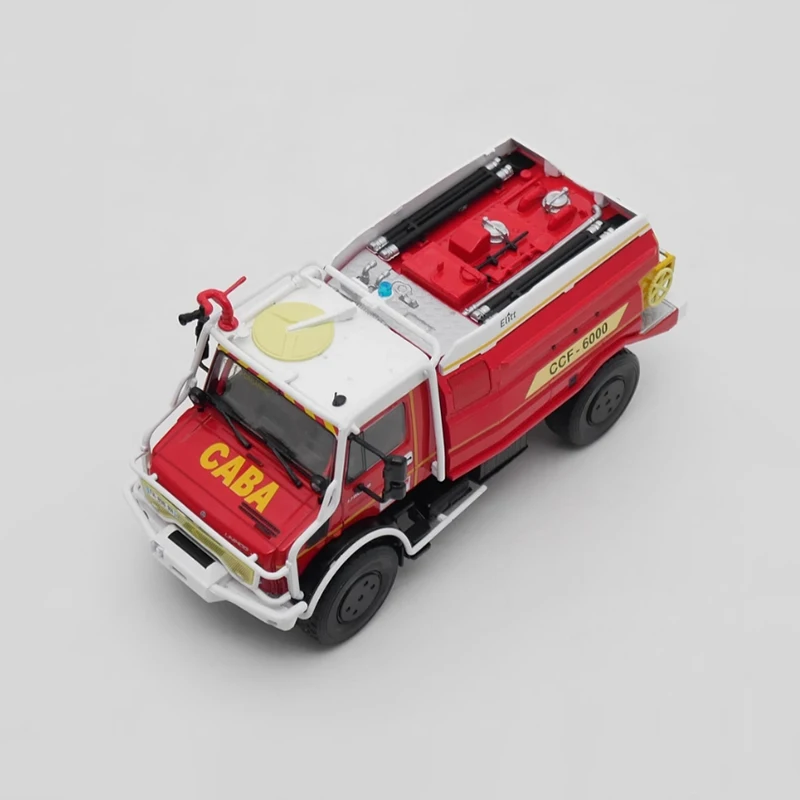 Ixo diecast escala 1:43 unimog u 5023 modelo de carro de liga de motor de incêndio produto acabado brinquedo adulto modelo estático ornamento exibição