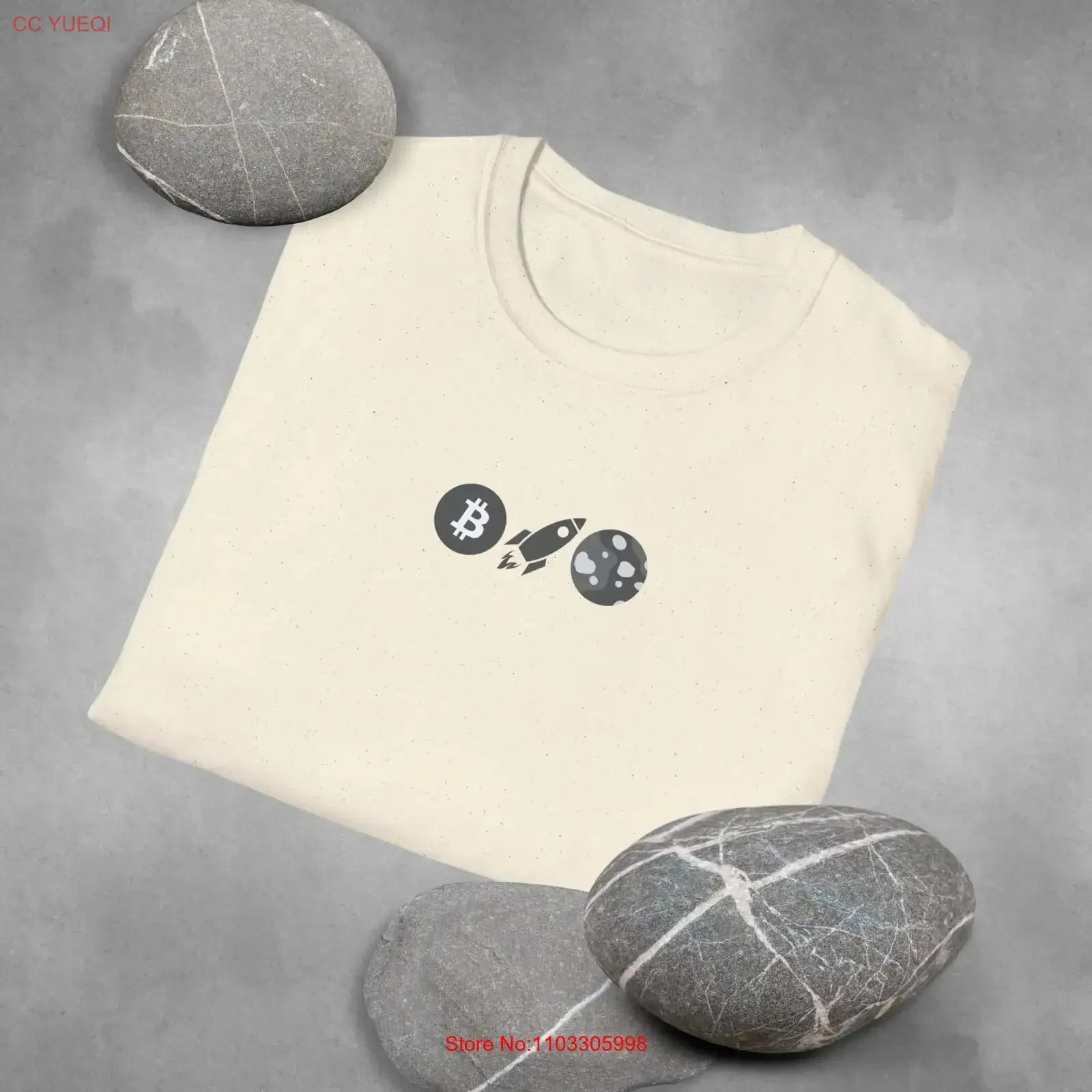 Футболка Bitcoin to the Moon Crypto с логотипом Rocket и идеально подходит для любителей любителей, винтажная стираная мужская футболка унисекс