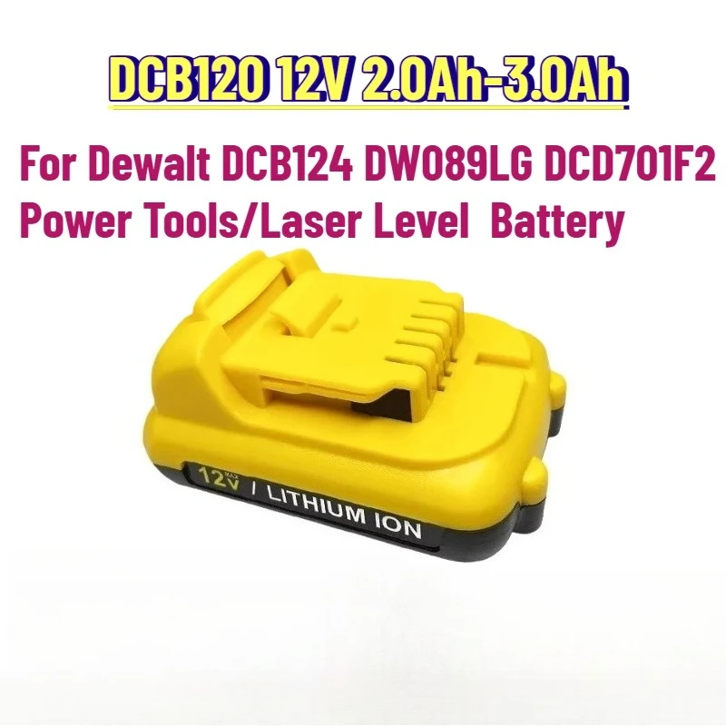 

Suitable for Dewalt 12V DCB120 1.5Ah/2.0Ah /3.0Ah rechargeable handheld electric drill cordless tool battery 3-core