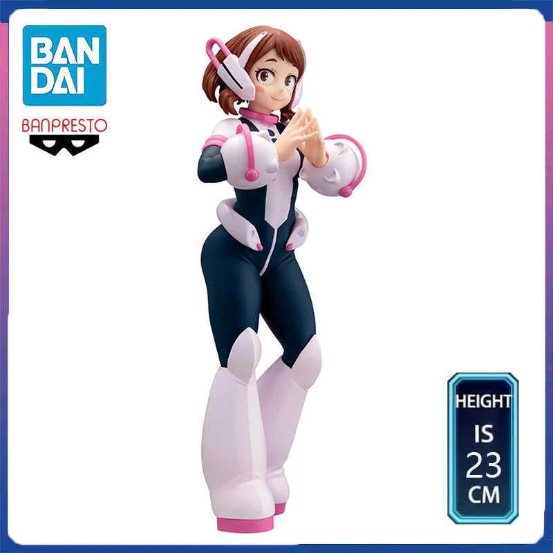 En Stock BANPRESTO My Hero Academia GLITTER&GLAMOURS OCHACO URARAKA PVC 23CM Figuras de Acción de Anime, Modelo Coleccionable
