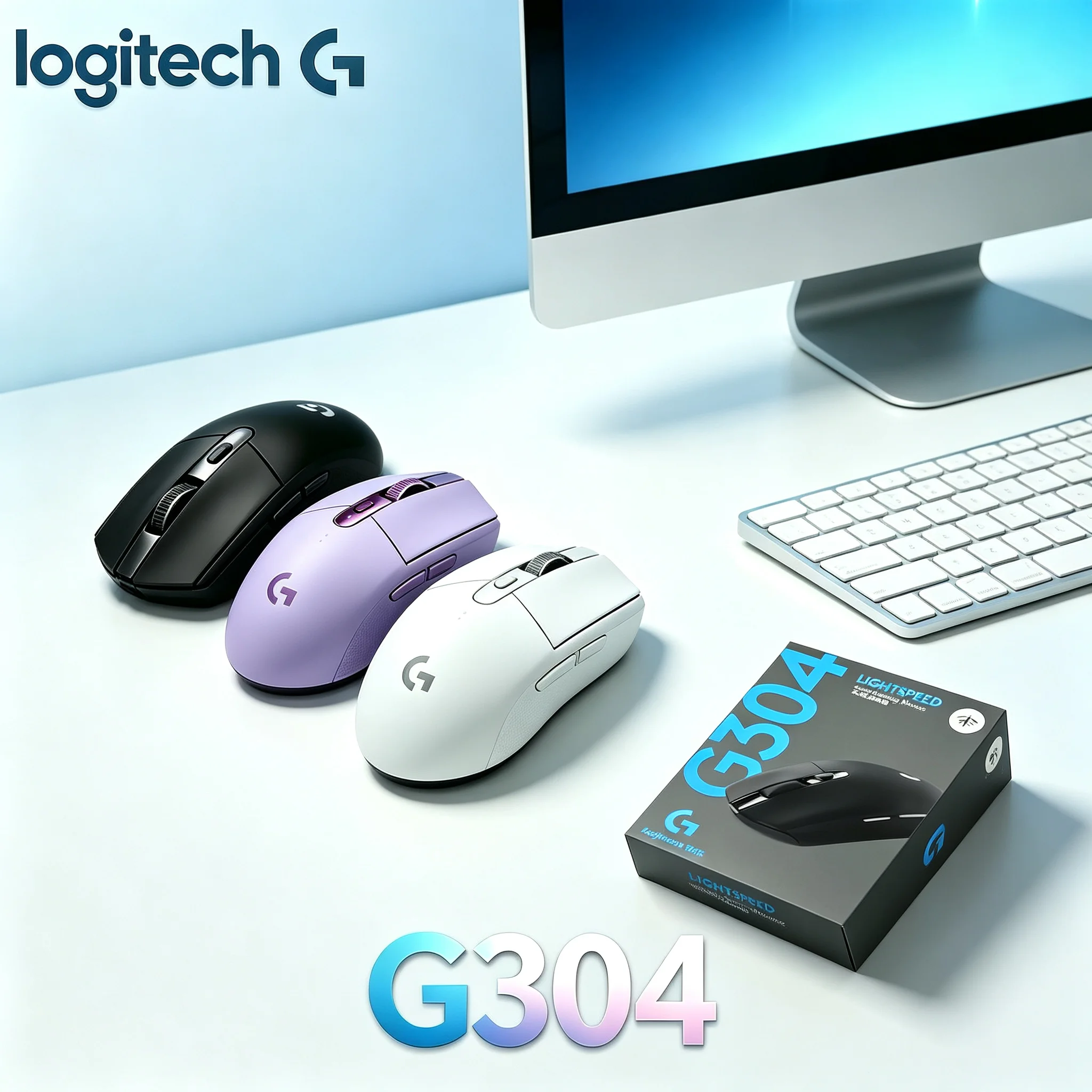 Logitech G304 Wireless Mice Practical All‑Purpose Mouse for Office Productivity Work and Relaxing Computer Game Good Constructio