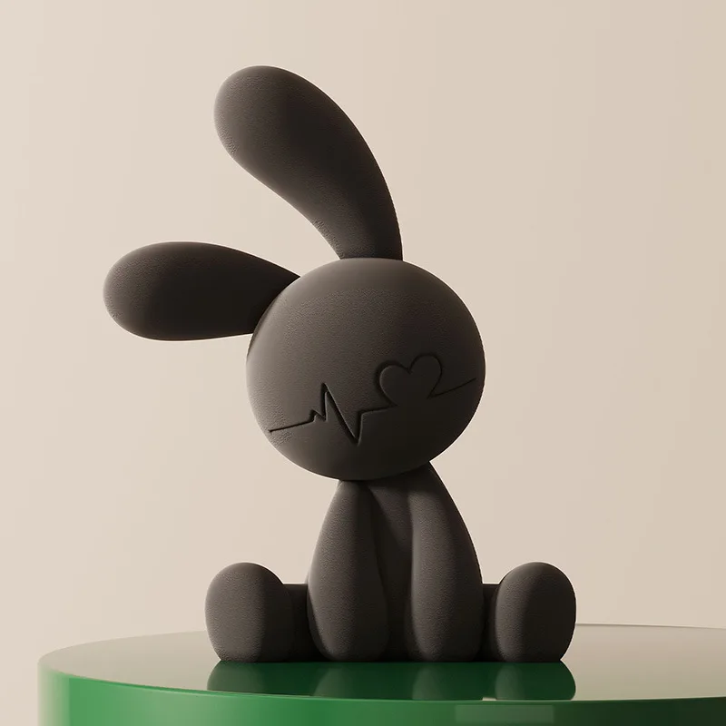 Cute Fashionable Sitting Posture Rabbit Living Room Study Room Entrance Hall Office Children's Room Decoration Home Decor