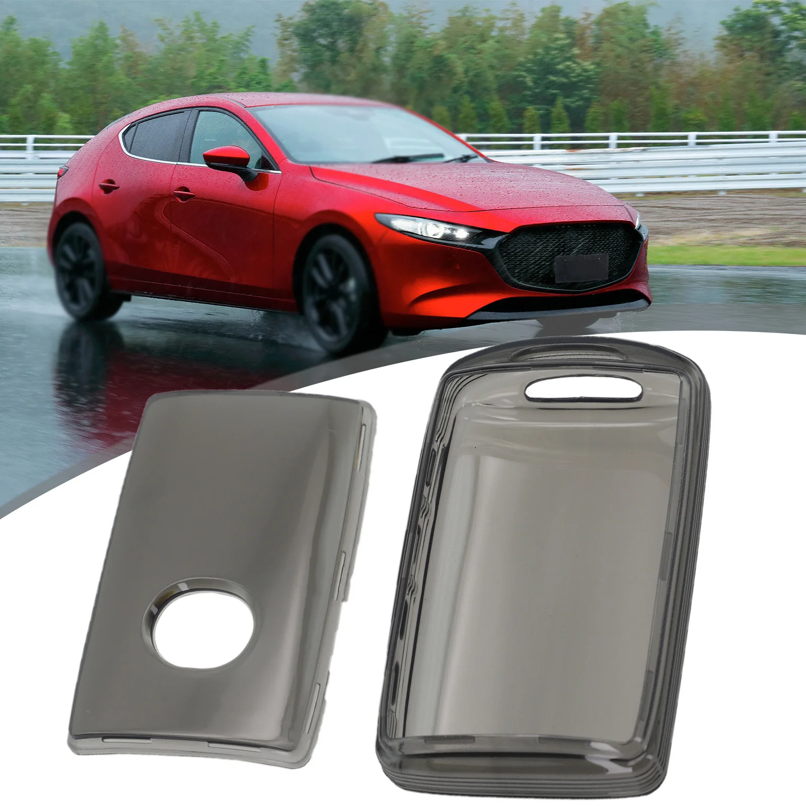 For Mazda Key Case Cover for CX5 CX9 CX30 CX50 CX90 3 and 6 Push Button Engine Start Compatible Key Protection 2019 2024