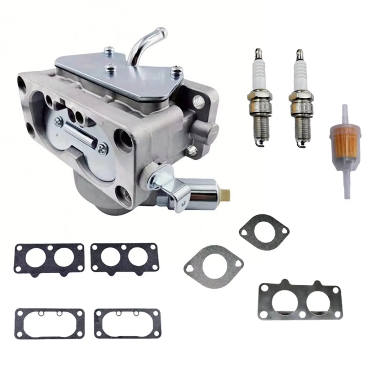 A50U 791230 Carburetor W/Gasket Kit for 20-25HP V-Twin Engines, Replaces 799230 699709 499804 MIA10632