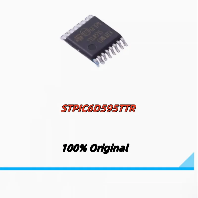 

5PCS 100% New STPIC6D595TTR ST6D595 STP08DP05TTR STP08DP05 TSSOP-16 Brand New Original Chips ic