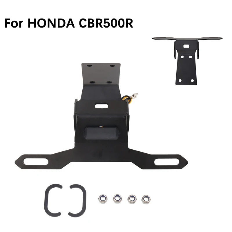 Motorcycle Tail Clean Mudguard Suitable for Honda CBR500R CBR500R CBR500 R 2020-2023 2022 2021 Registration Plate Holder