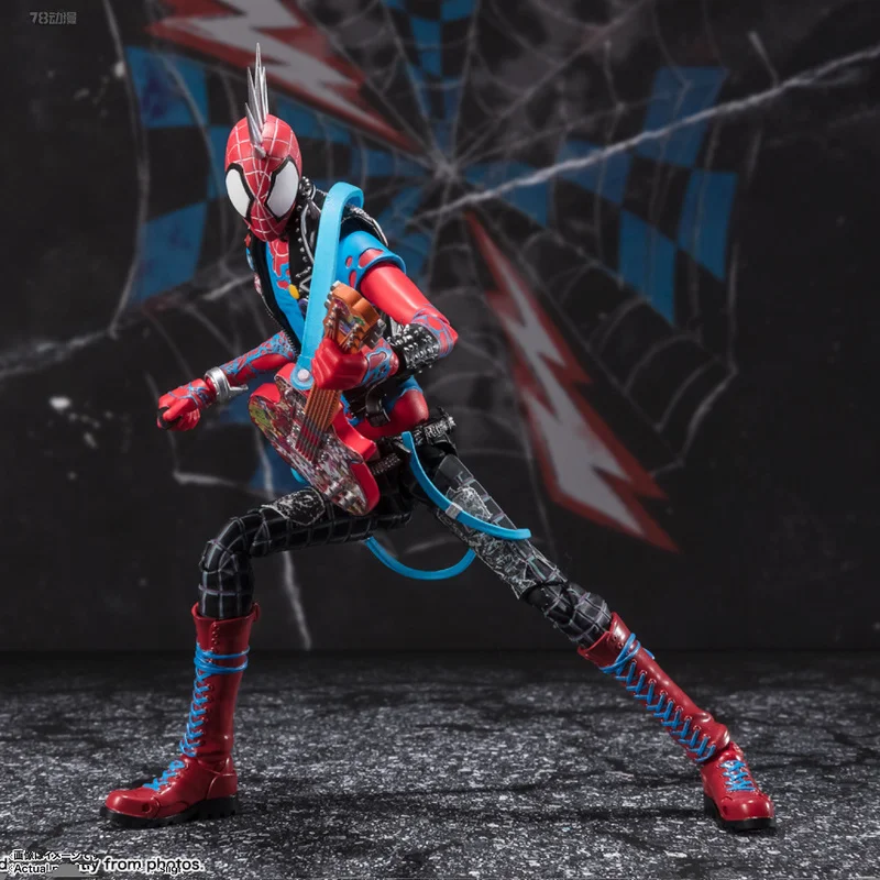 لعبة هواية لزينة سطح المكتب من Marvel CT SHF Parallel Universe 2 Punk Spider-Man المنشط