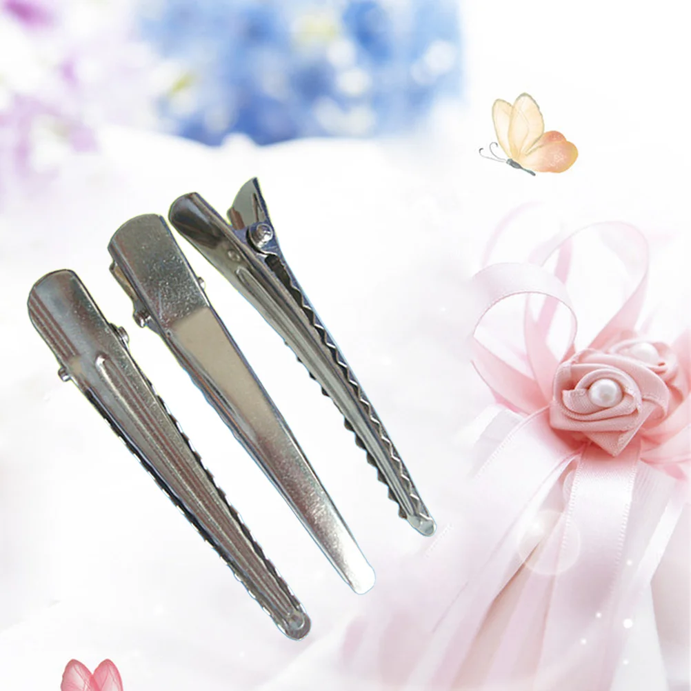 

50 Pcs Hair Pins Women Steel Pointed Mouth Silver Salon Plating Miss