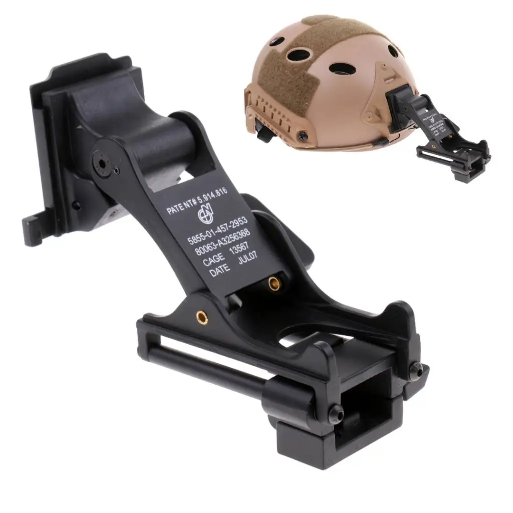 Night Vision Goggles Holder Bracket for PSV-7 PSV-14 Metal Tactical Helmet Mount Fits M88 Hiking Hunting