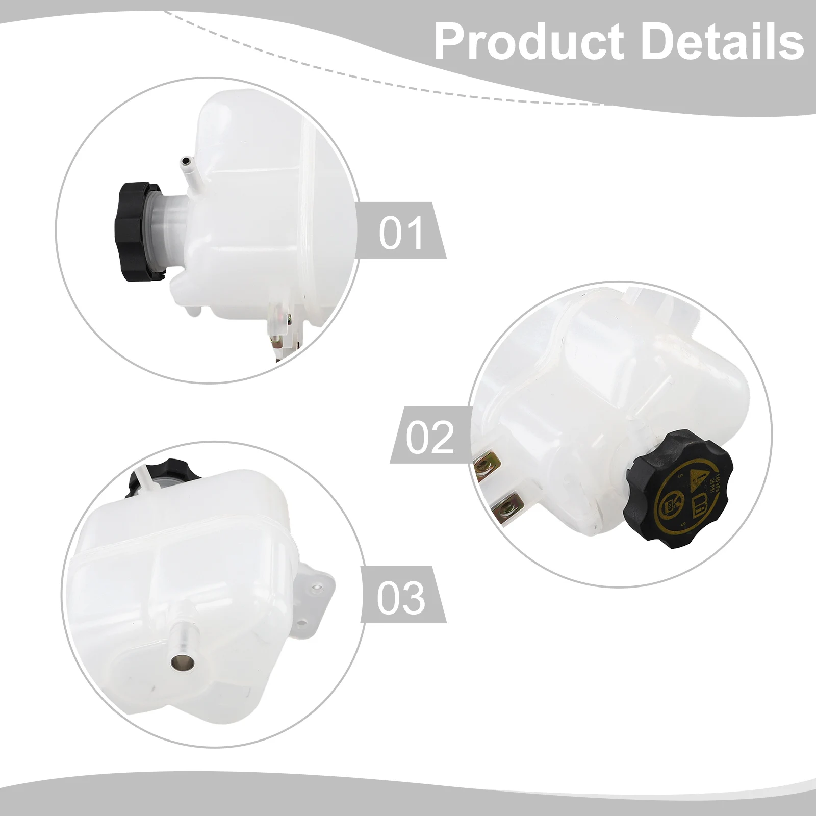 خزان توسيع المبرد لخزان المبرد لسيارة تشيفي سبارك 2013-2015 95352005   خزان توسيع زجاجة مبرد المحرك التلقائي