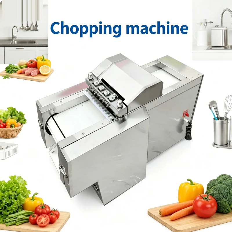 Commercial Frozen Meat Slicer Machine For Chicken Beef Pork Cube Cutter Dicer Cutting Meat Dicing Machine Automatic Chopping Mac