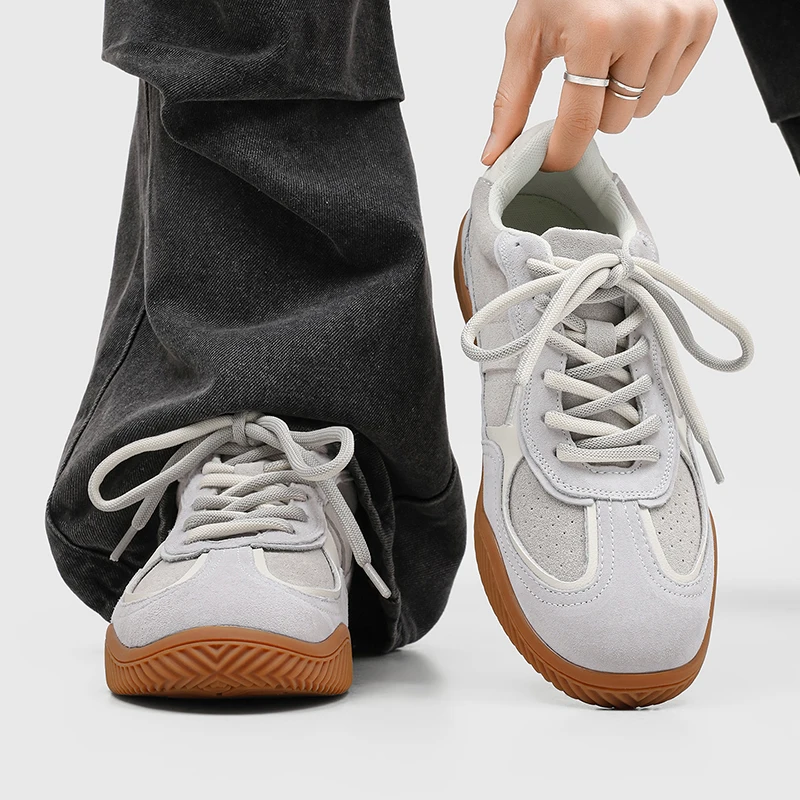 

Men Classic Flat Casual Shoes Wear Resistant Sole Breathable Upper Non Slip Fashion Street Outdoor Daily Leisure WalkingFootwear