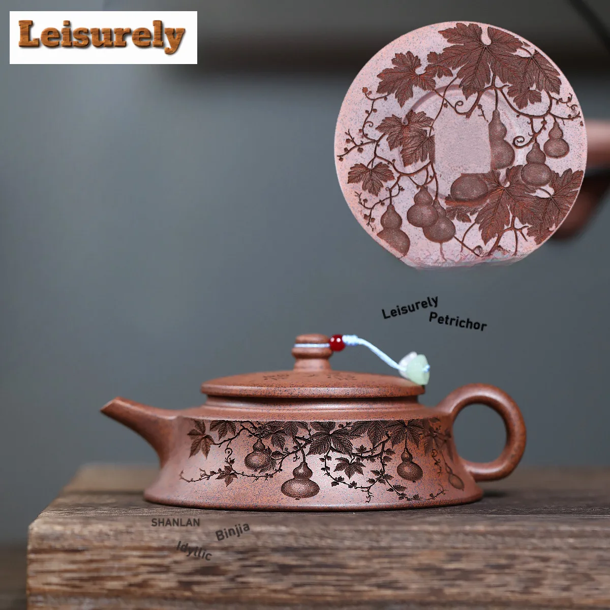 

200ml Yixing Purple Clay Teapots Handmade Curve Pot Raw Ore Wood-fired Porcelain Mud Tea Brewing Kettle With Filter Zisha Teaset