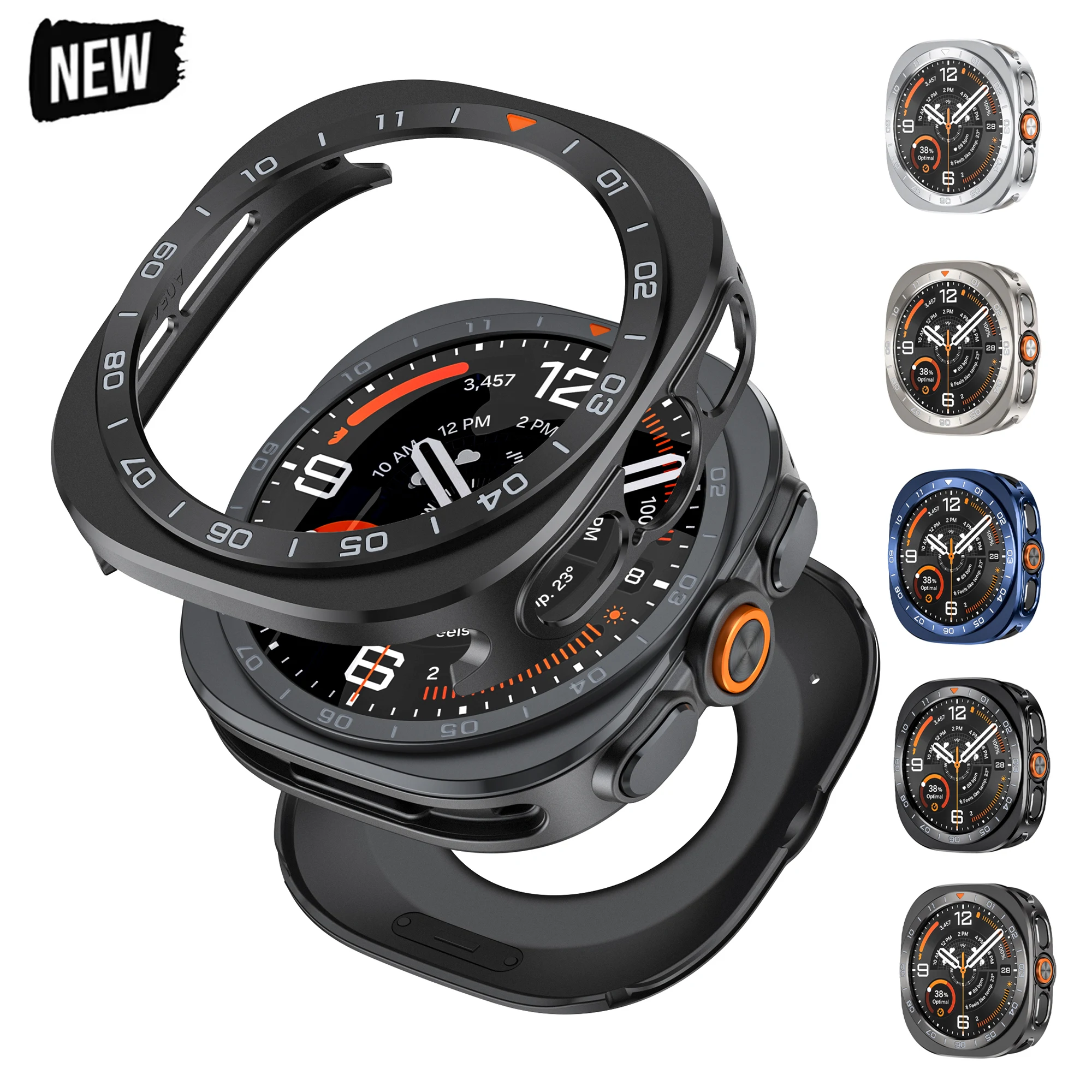 Aluminum Alloy Protective Case For Samsung Galaxy Watch Ultra 2 47mm Cover for Samsung Ultra 2026 Screen Protector Accessory