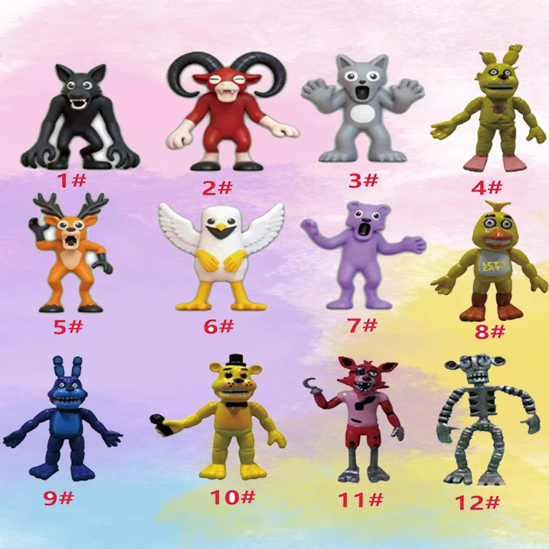 

New Game Peripheral 12pcs 99 Nights In The Forest Hot gameAction Figures Birthday Gifts Toys for Kids Halloween Gifts