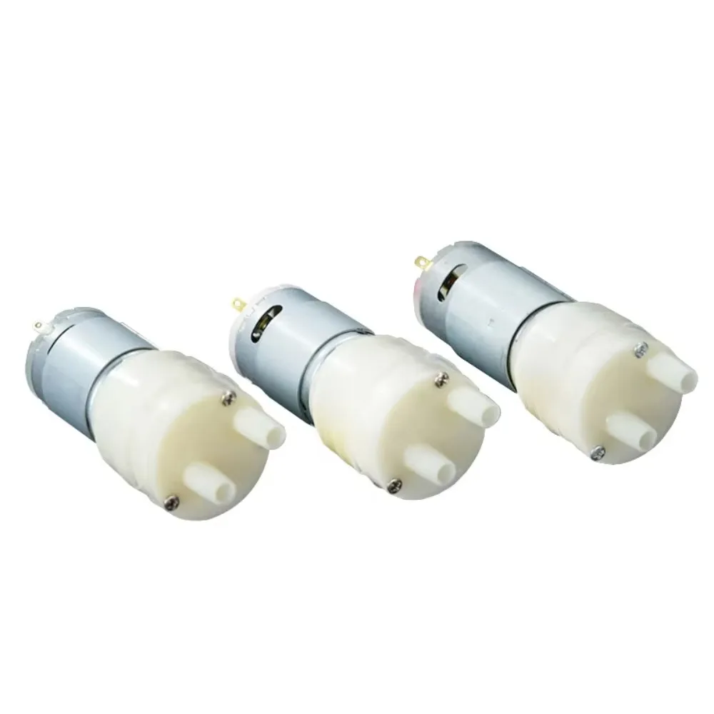 1 Unidad 365 Micro Motor Bomba Agua DC 12V Bomba Autocebante Diafragma eléctrica Silenciosa Gran Flujo 1.45L/Min ABS Gr