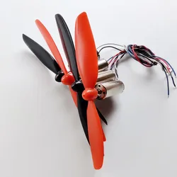 4pcs 8520 8.5mm*20mm 2CW+2CCW Coreless Motor 75mm Propeller DC 3V 3.7V 55000RPM Utral-High Speed RC Drone Quadcopter Engine