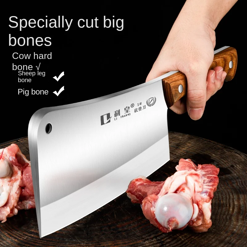 Bone Chopper Household Bone Chopping Thickened Heavy Duty Pig Slayer Cannon Chopper Beef  Commercial Large Bone Chopping