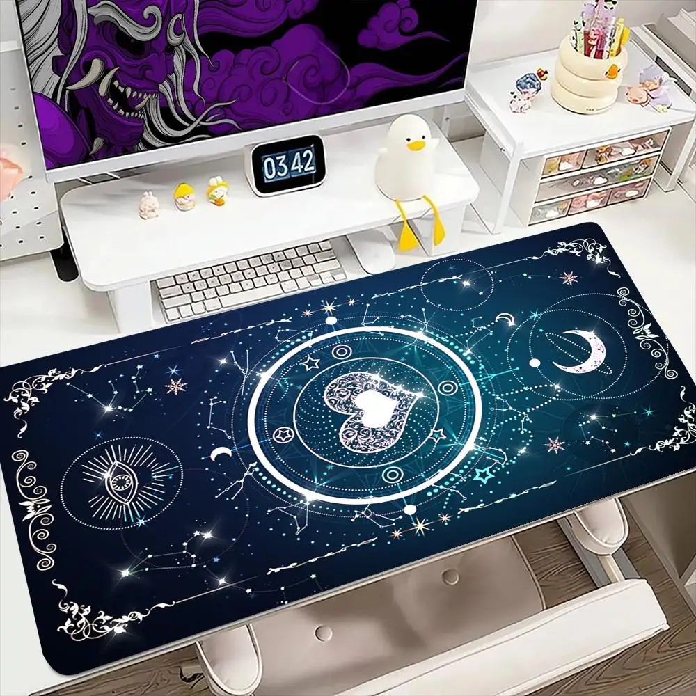

Коврик для мыши Cool Constellations, большой игровой коврик для мыши 900x400 мм, резиновый коврик для клавиатуры, геймера, против морщин, противоскользящий нижний настольный коврик