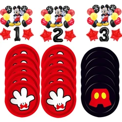 Disney Mickey Mouse Theme Kids Favor Birthday Pack Event Party Cups Plates Baby Shower Mickey Disposable Tableware Decorations