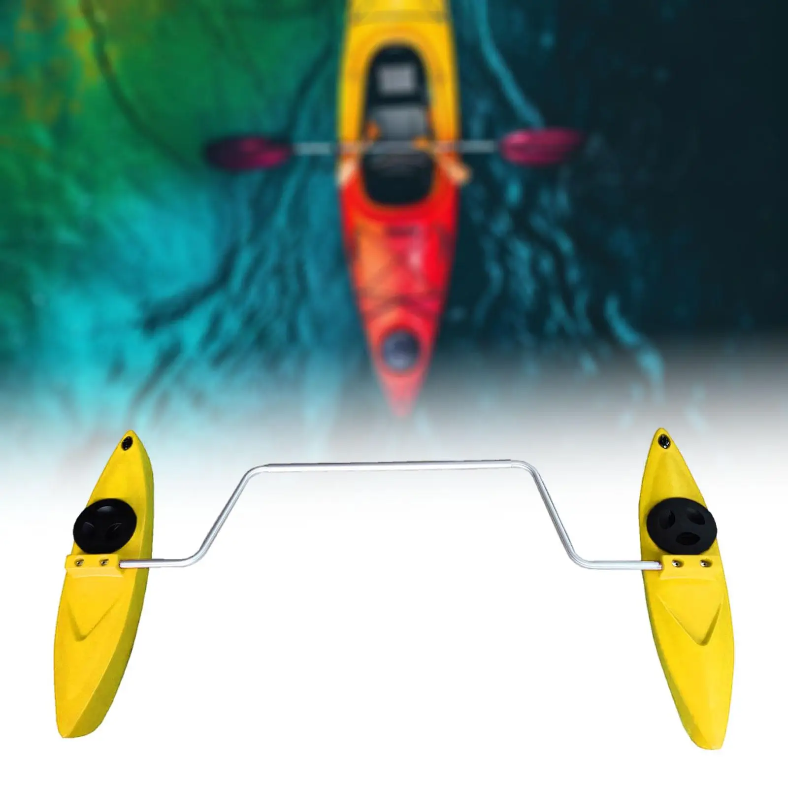 Kayak Stabilizer Float Stabilizer System Set with Arms Rod Easy Installation