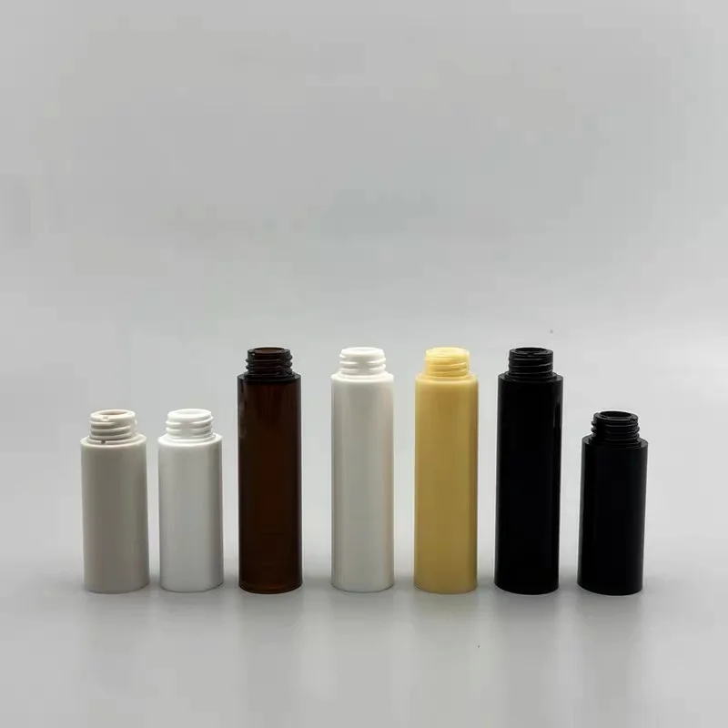 100Pcs 5ml 10ml Plastic Travel Bottles Cream Refillable Bottle Airless Pump Emulsion Vacuum Lotion Bottle