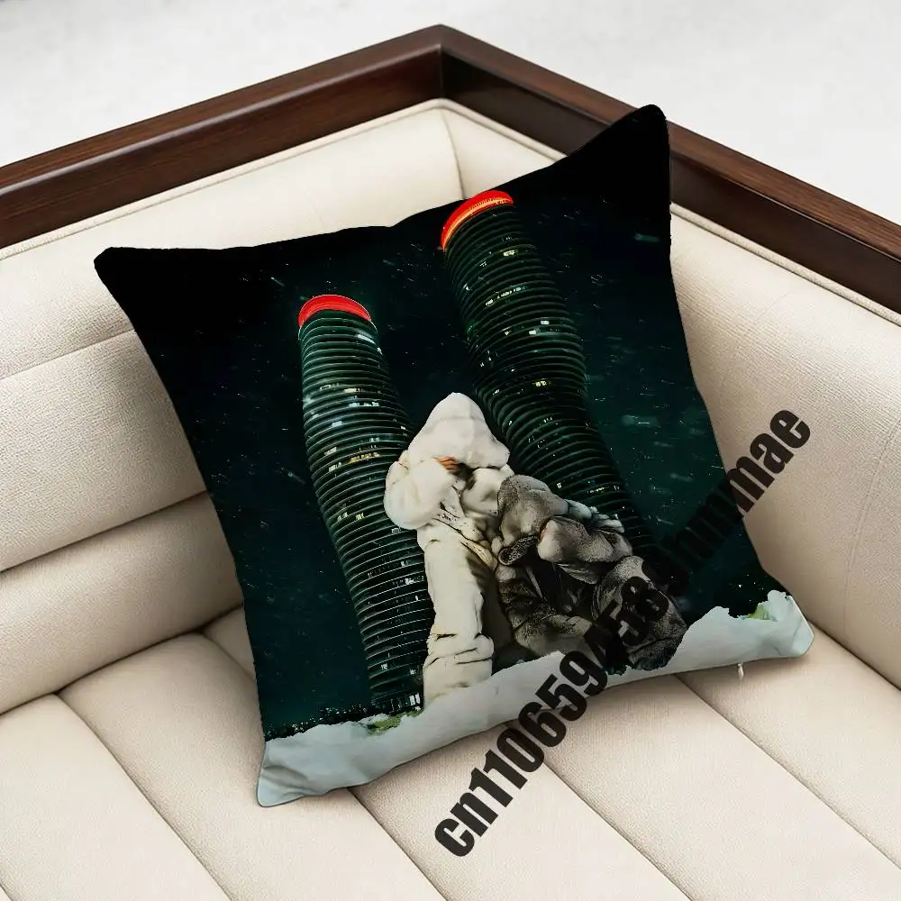 

For $ome $exy $ongs 4 U D-Drake P-PARTYNEXTDOOR Throw Pillow Case Sham 45x45cm Decoration Square Bed Pillowcase Pad Cover