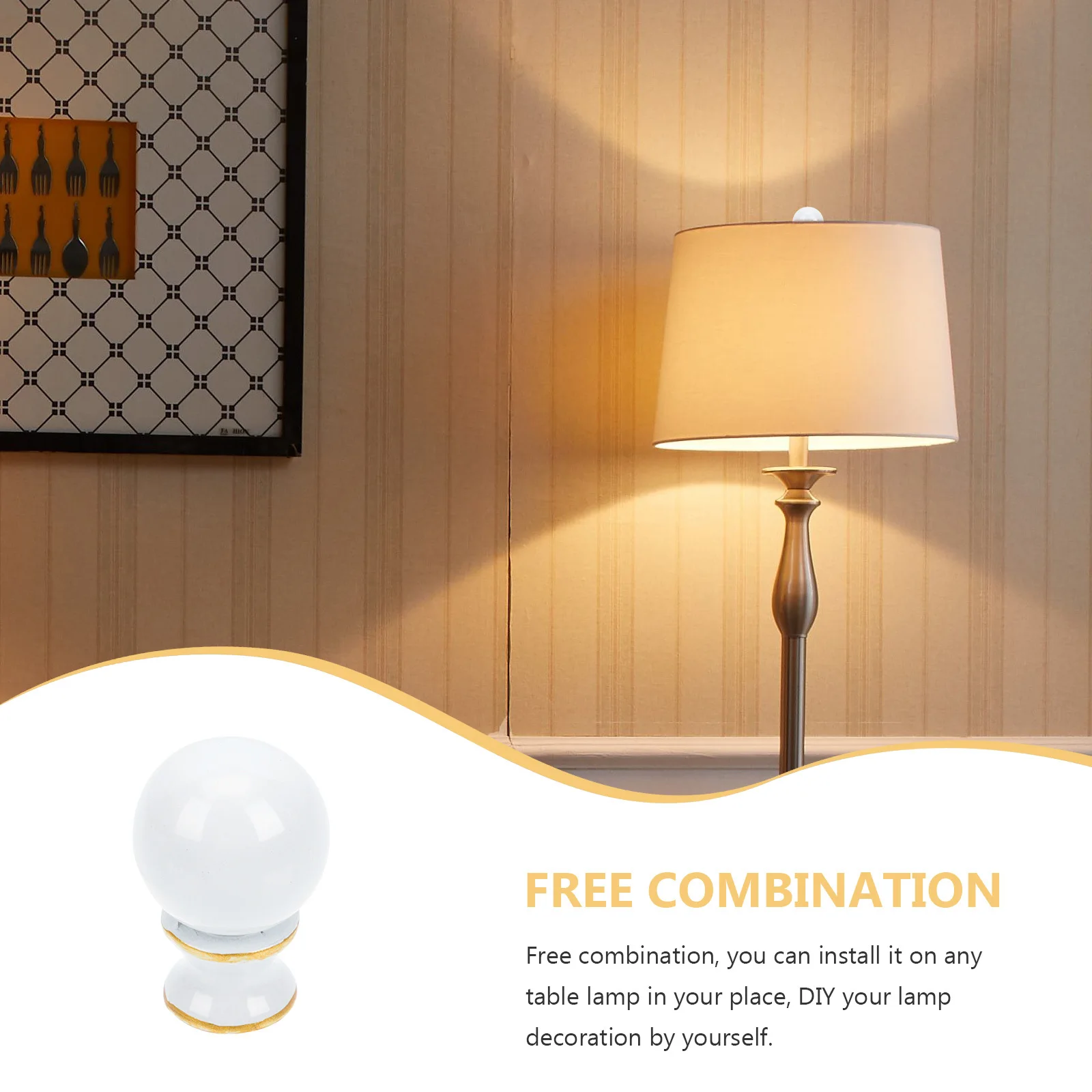 

4 шт., насадка для лампы, декоративный стиль коровьего рога, прочные колпачки для абажура, ручка для настольных ламп, аксессуары для напольных светильников