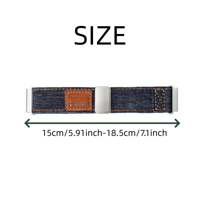 أربطة مغناطيسية لفرقة COROS PACE 2/APEX 2/APEX مقاس 42 مم، حزام قماشي مغناطيسي ناعم وخفيف الوزن