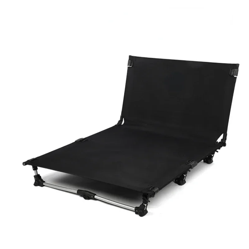 חצר פנאי קיפול מיטה חיצונית זוגית חוף חיצונית מרפסת בריכת שחייה עצלן מחנה קל משקל